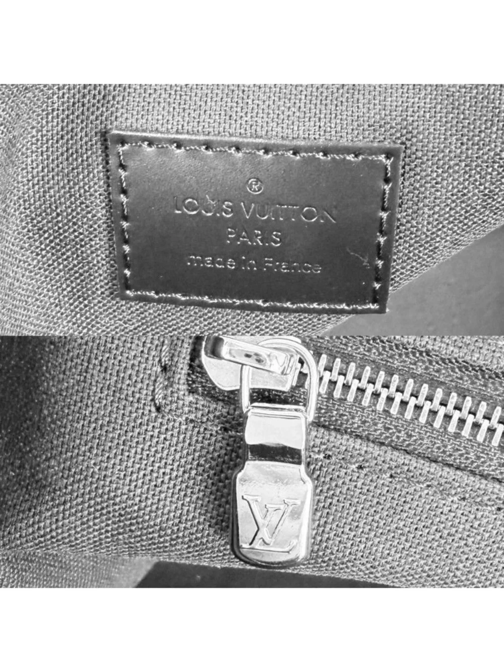 Louis Vuitton Boston Bag Roadster 50 Crossbody 2-Way Damier Graphite Black